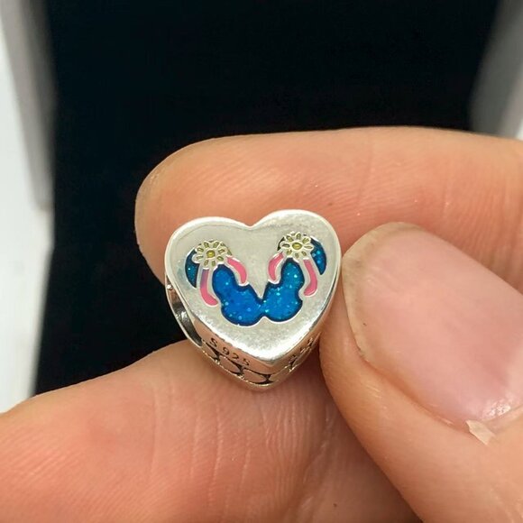 ✨🔥Pandora Tampa Beach Charm Florida Charm Flip flop charm - Picture 1 of 4